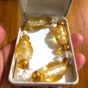 Vintage Glass beads bracelet